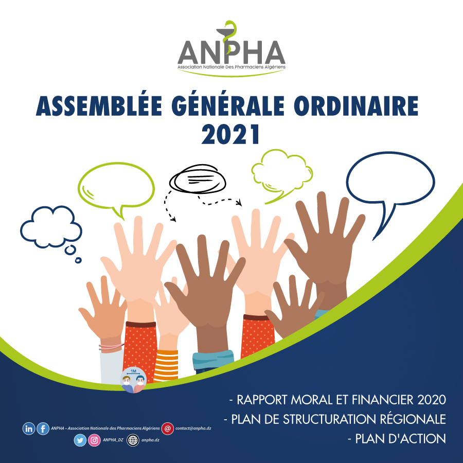 Annonce de l'assemblée générale ordinaire 2021
